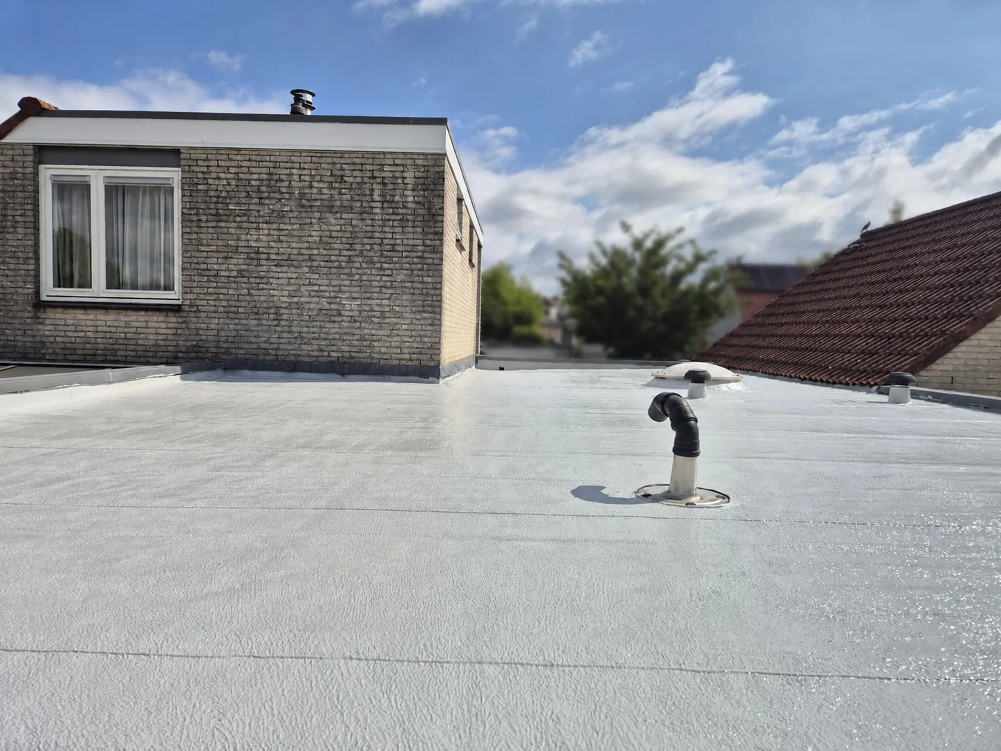 Uitgevoerd project: Particulier Cool Roof met 2K-polyurea