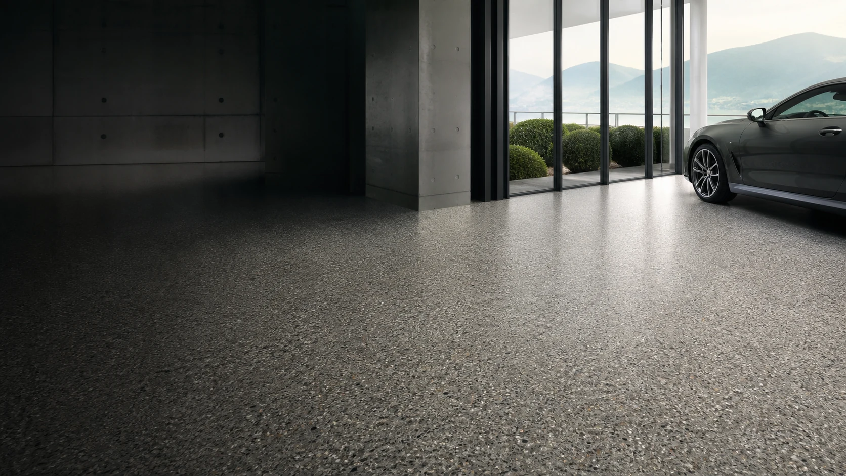 Natuurlijke granietfinish vloerafwerking